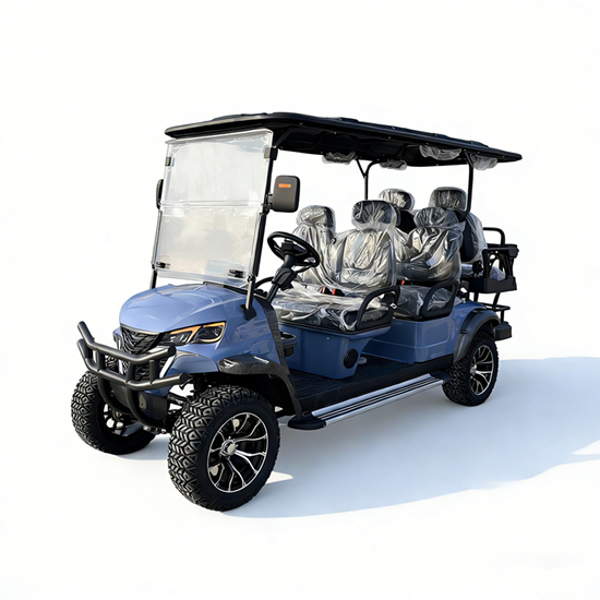 Популярный электрический гольф-кар на 4+2 места с аккумулятором 72 В