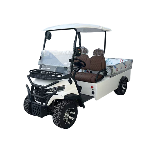 2-seater HKBG Brand golf cart with cargo bed, suitable for multiple scenarios
