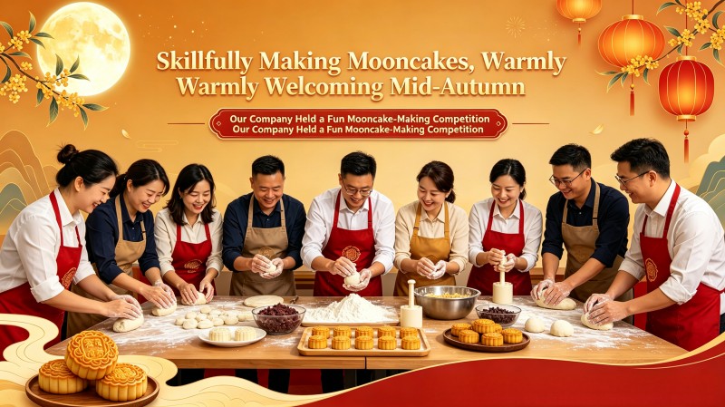Handmade Mooncakes, Warm Mid-Autumn | Our Company Hosts Mooncake Making Fun Contest