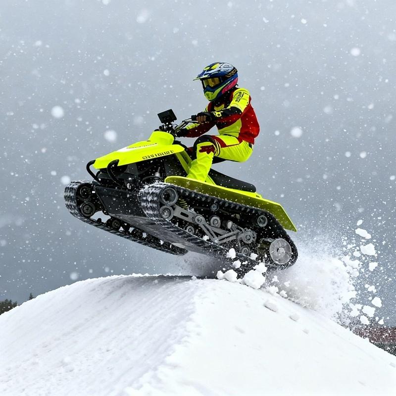 Our company has launched a new snowmobile, the ETV TANK.