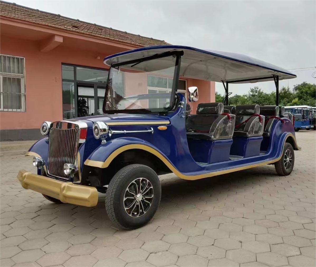 The 5-row, 14-seater electric classic sightseeing car will enter the Indonesian market The 5-row, 14-seater electric classic sightseeing car will enter the Indonesian market