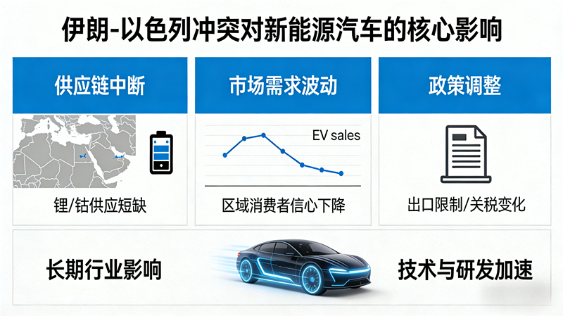 伊以冲突对新能源车的核心影响