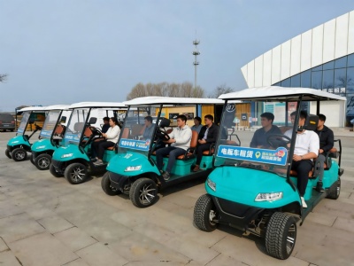 100 Electric Golf Carts Deployed in Scenic Area, Praised for Stable Quality and Convenience