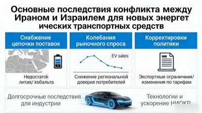 Влияние конфликта между Ираном и Израилем на рынок новых энергетических автомобилей