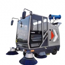 48V 100AMLH Sweeper Driving Electric 1900 Width Clean Brush Broom Quality Sweep The Floor Machine Industrial Ride-on Sweeping Machine