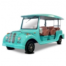 Classic Vintage Electric Sightseeing Bus Retro Electric Classic Car