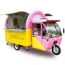 Mobile Food Stall Fast Food Breakfast Cart Electric Food Cart