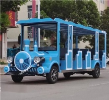 Made in China scenic area reception car classic car 17-seater electric sightseeing car