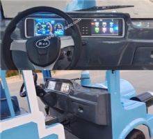 Made in China scenic area reception car classic car 17-seater electric sightseeing car