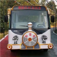 Made in China scenic area reception car classic car 17-seater electric sightseeing car