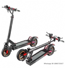 Factory wholesale high power foldable double shock absorber electric scooter
