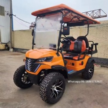 New golf cart 2+2 seater off-road vehicle electric golf cart