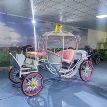 European Elegant Princess Dream Pumpkin Wedding Car Electric Factory Direct Sale Wedding Carriage