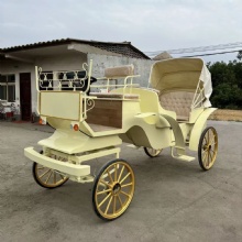European Royal Horse Drawn Carriage Wedding Family Tourist Carriage for Sightseeing