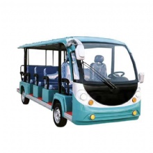 Lead Acid Batteries Electric Shuttle 14 Seater Sightseeing Bus Car Outdoor Tourist Bus