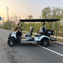 For use on golf courses 3-row 6-seat golf cart