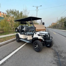 For use on golf courses 3-row 6-seat golf cart