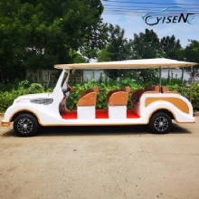 China MLH Yisen Auto Luxury 8 Seater Electric Carsightseeing Car