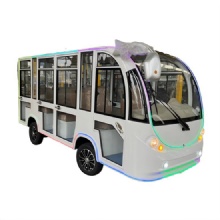 定制设计的高端带轮廓灯11座封闭式观光巴士
