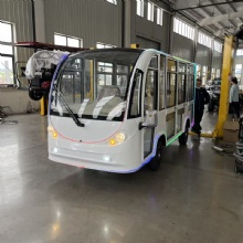 定制设计的高端带轮廓灯11座封闭式观光巴士