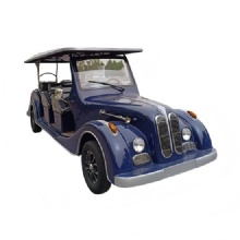 Retro-style custom-colored sightseeing electric vintage car