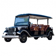 Superior Quality Vintage 72v Luxury Golf Cart Tourist 4 Wheels Electric Classic Vintage Cart
