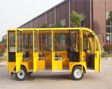 Hot SaleMLH 11 Seats Electric Sightseeing Buggy Electric Passenger Car Fully Electric Minibus Tourist Bus